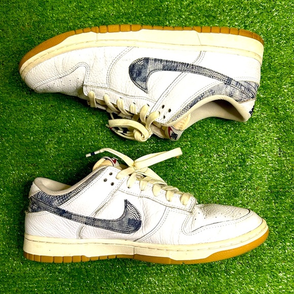 Nike Dunk Low “washed denim” Size 11 - Picture 1 of 9